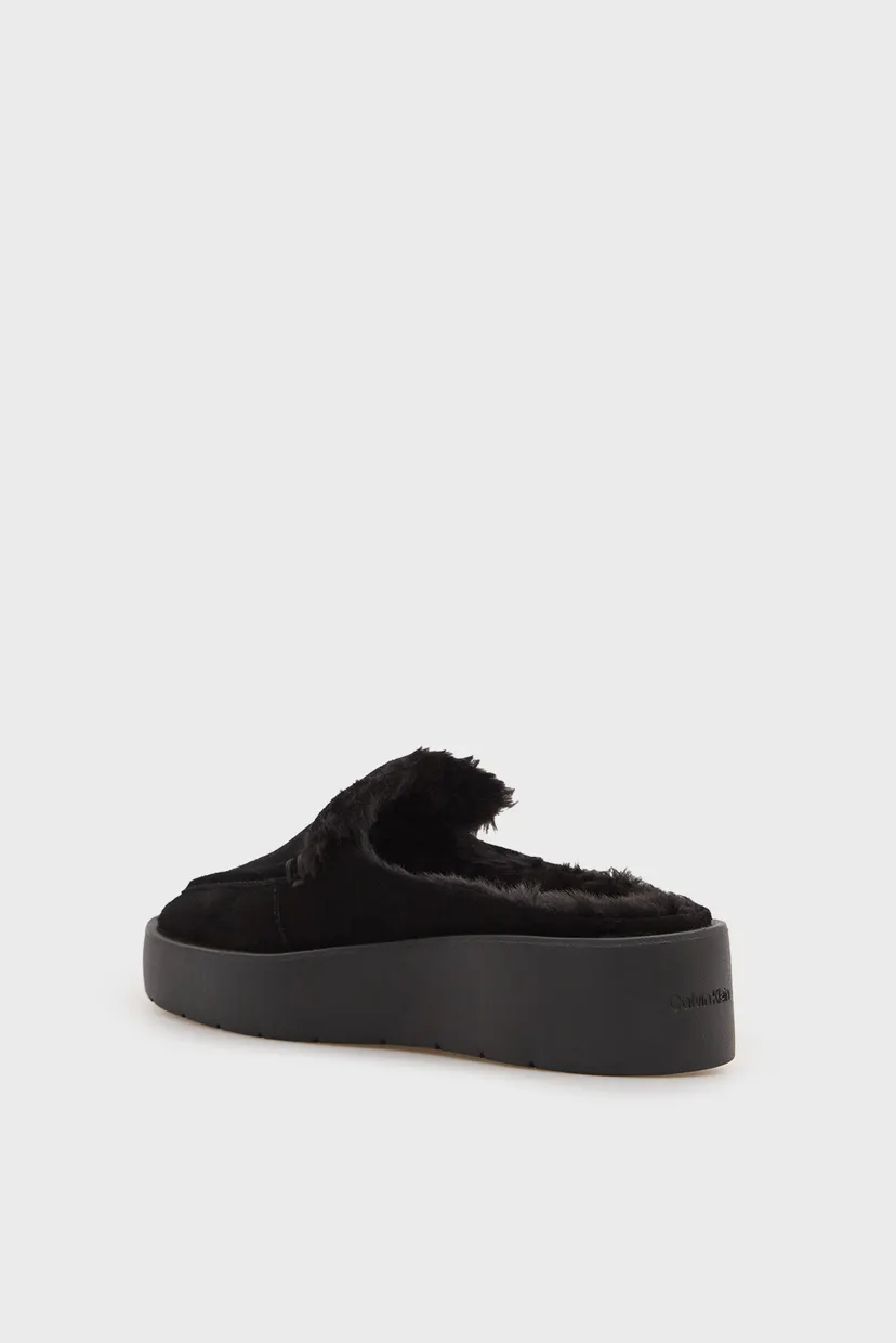 Myuli/FLATFORM MULE SUEDE WL 5