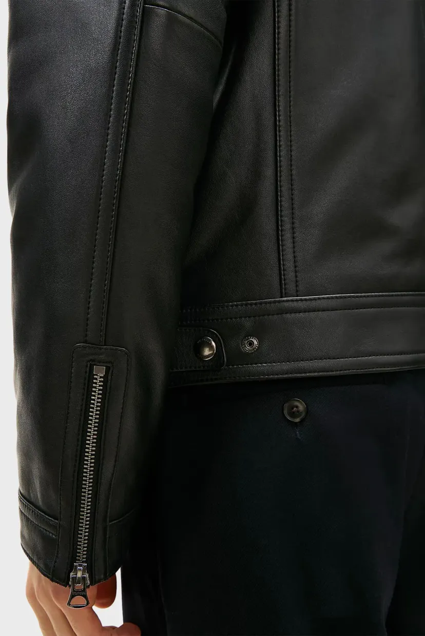 Uzun yengli futbolka LEATHER CAFE RACER 5