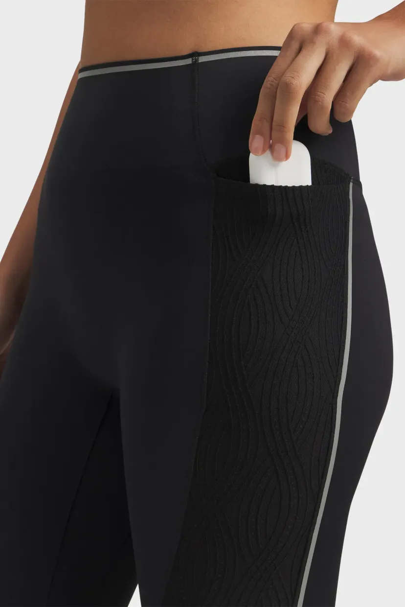 Legins/UA Halo Jacquard Legging-BLK 4