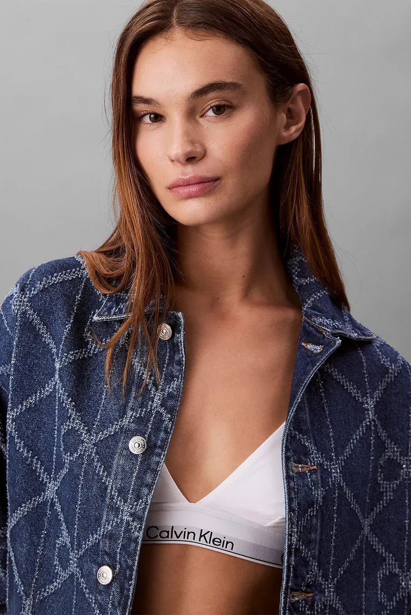 Jins kurtka/AOP TRUCKER JACKET CK ATLANTIC 5