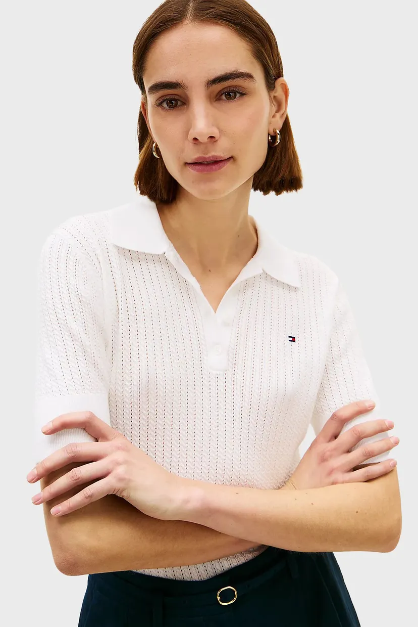 Поло/POINTELLE S/S POLO SWEATER 4