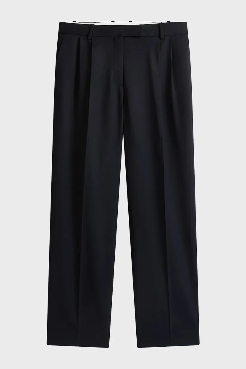 Ishton TIMELESS WOOL STRT PLEAT PANT 5