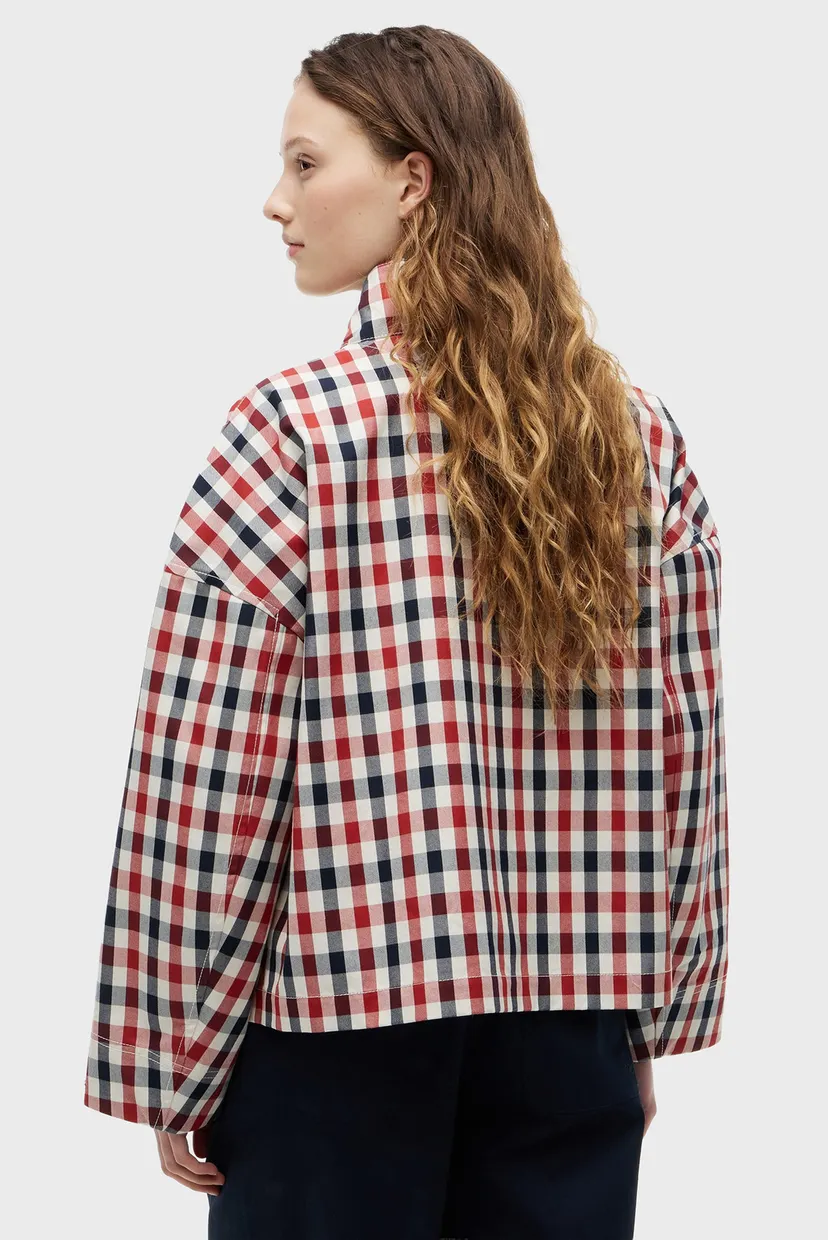 Куртка демисезонная/CHECK COTTON SHORT PARKA 3