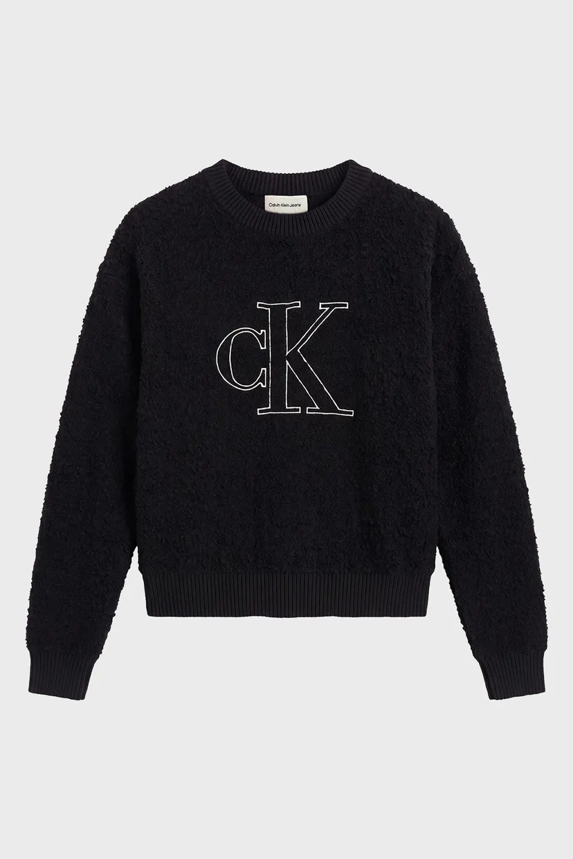 Свитер/BOUCLE LOGO CREWNECK SWEATER 6