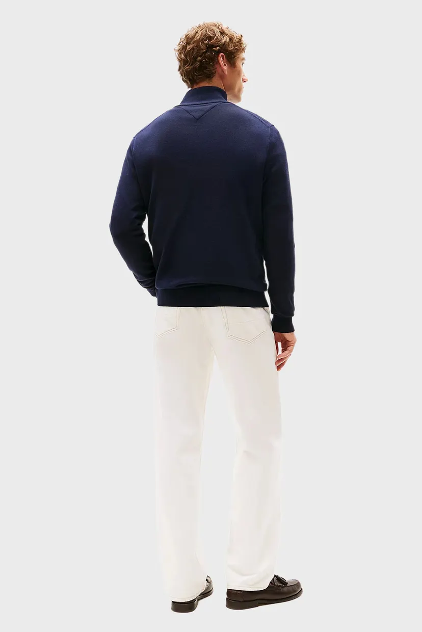 Свитер ESSENTIAL COTTON ZIP MOCK 3