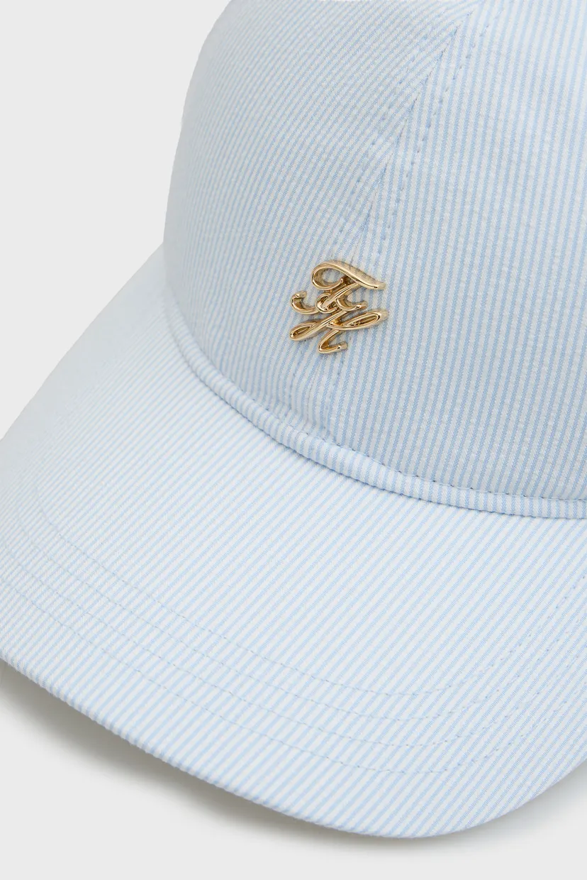 Кепка/TH SCRIPT STRIPED CAP 4