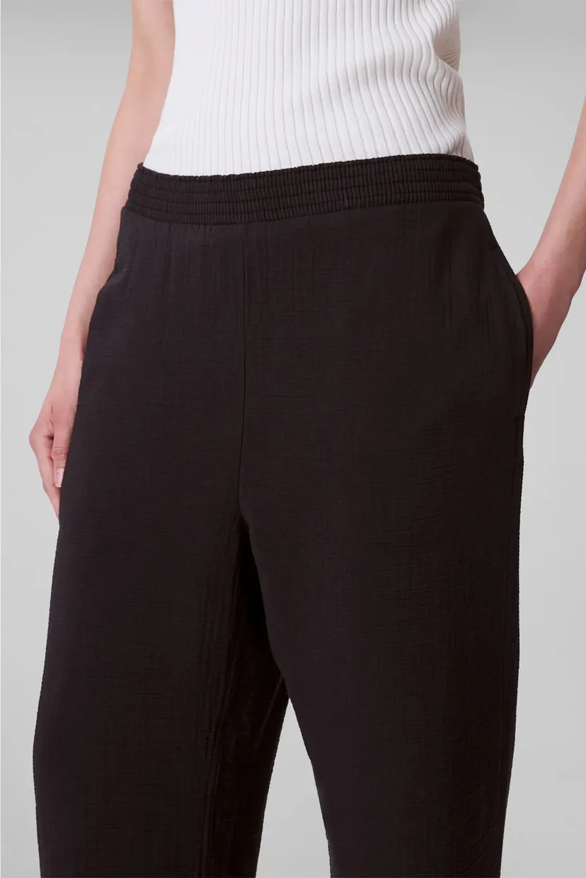 Ishton DOUBLE GAUZE PANT W  SMOCKED WAI 4