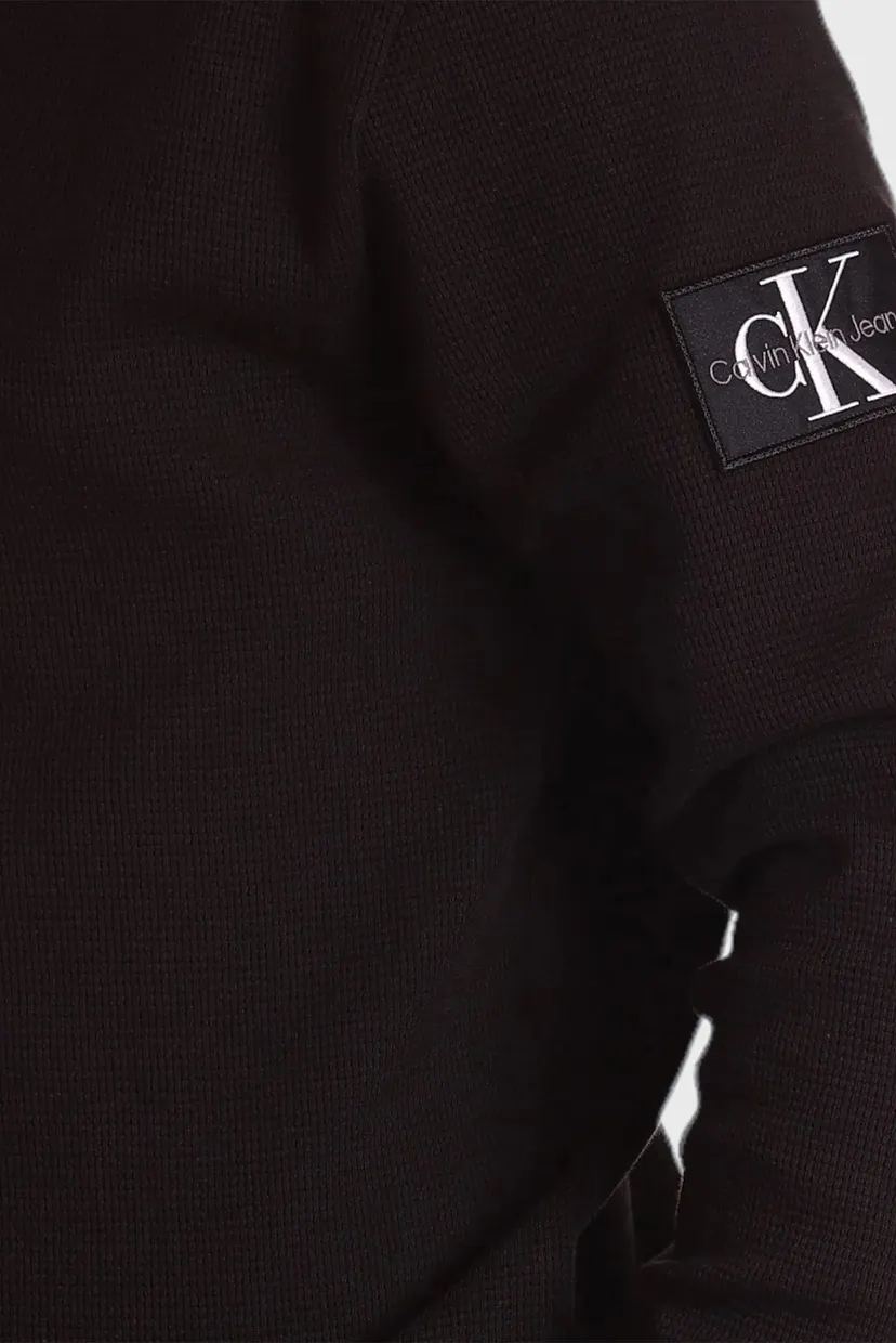 Uzun yengli futbolka BADGE WAFFLE LS HENLEY 4