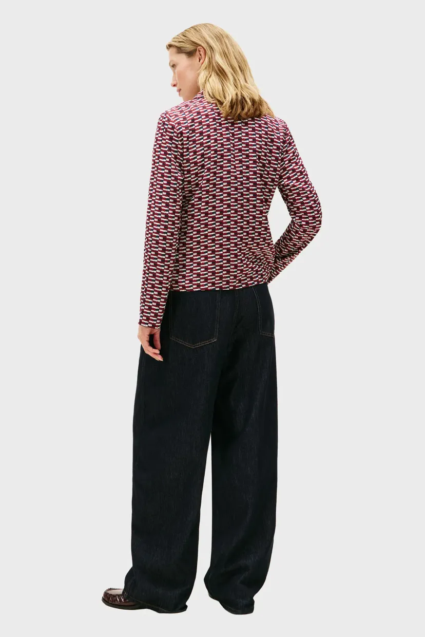 Блузка VIS TWILL LS SHIRT 3