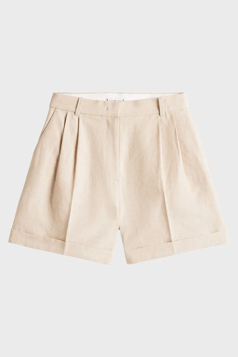 Shortik LINEN MIX PLEATED SHORT 5