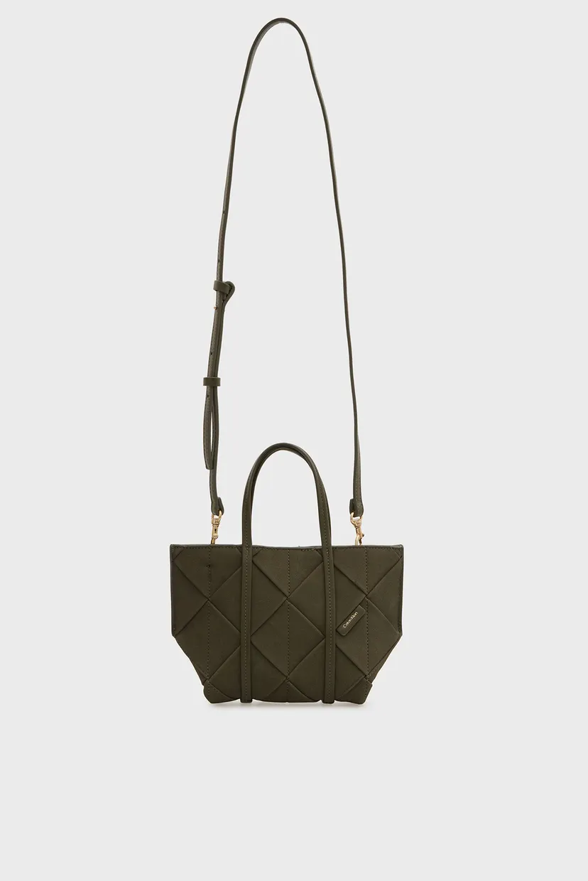Sumka/WOVEN SUEDED MINI TOTE CROSSBODY 6