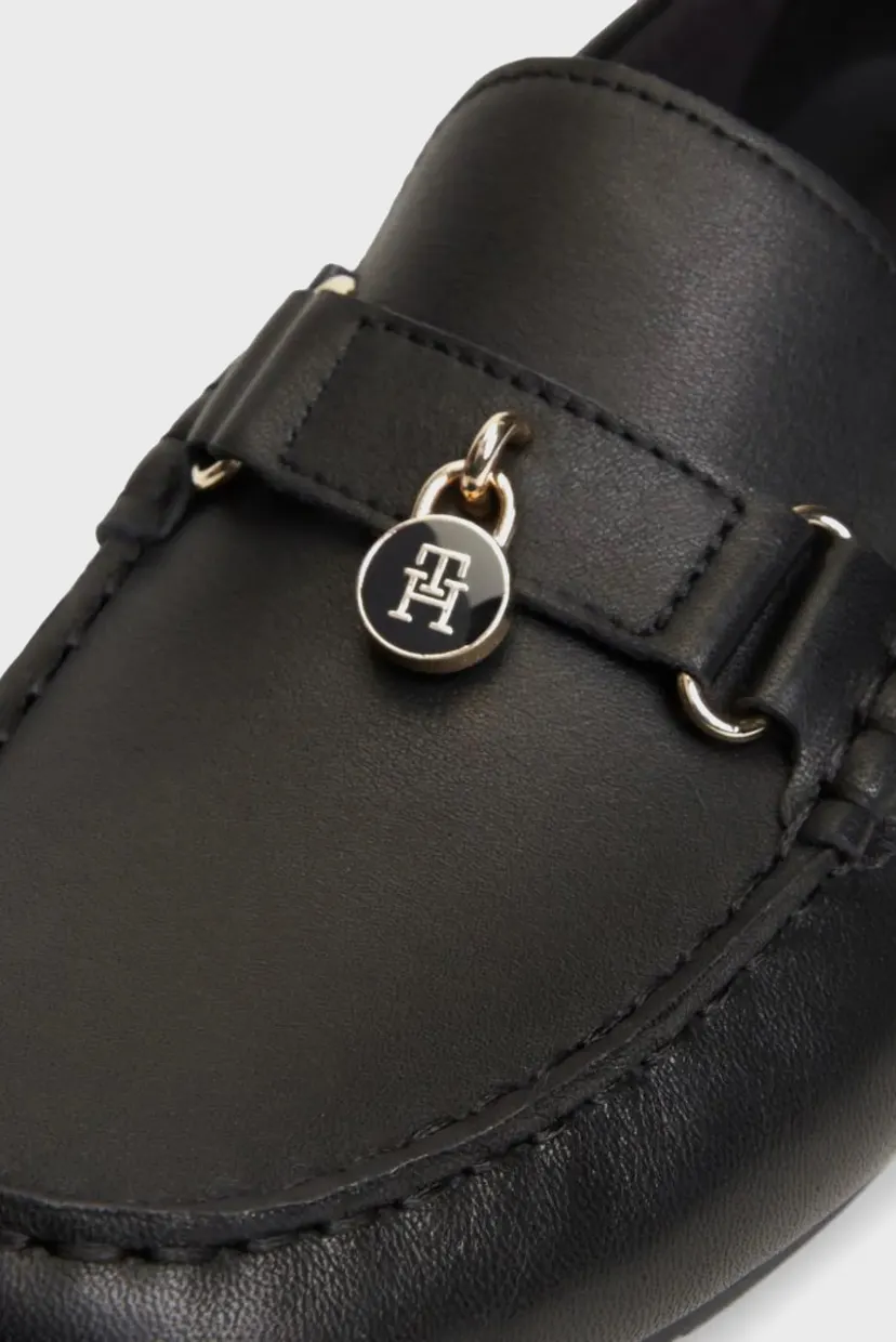 Mokasinlar/TH ENAMEL CHARM LEATHER MOCASSIN 6