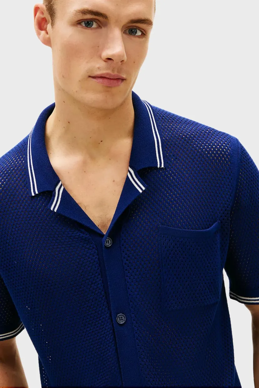 Futbolka OPEN KNIT SHIRT 4