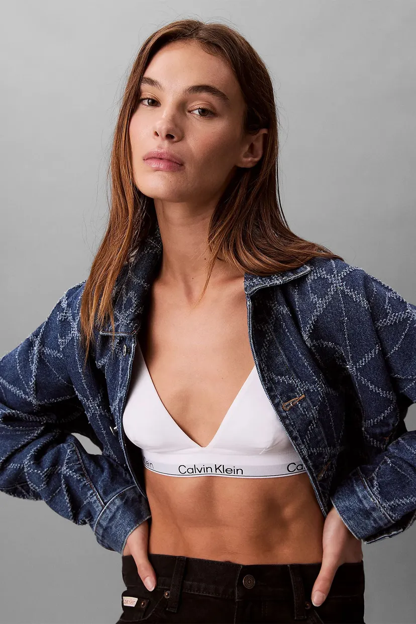 Jins kurtka/AOP TRUCKER JACKET CK ATLANTIC 6