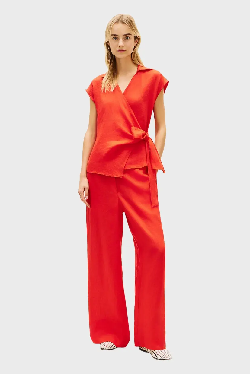Yengi kalta ko'ylak/LINEN KNOT NS TOP 4