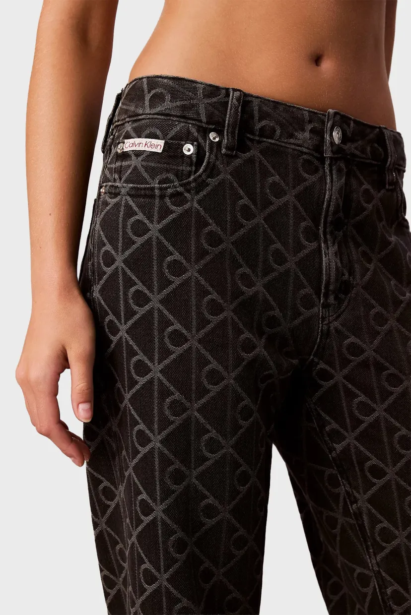 Jinsi shim SIGNATURE 90s STRAIGHT BLACK EMB 5
