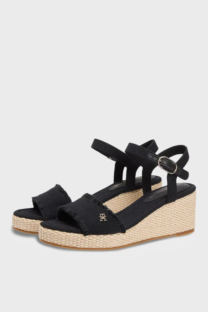 Bosonojkalar MID WOVEN WEDGE ESPAD FRINGE 3