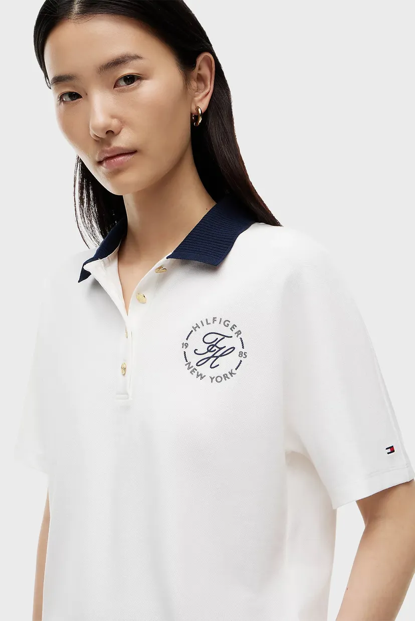 Поло TH BRETON COLLAR SS POLO 4