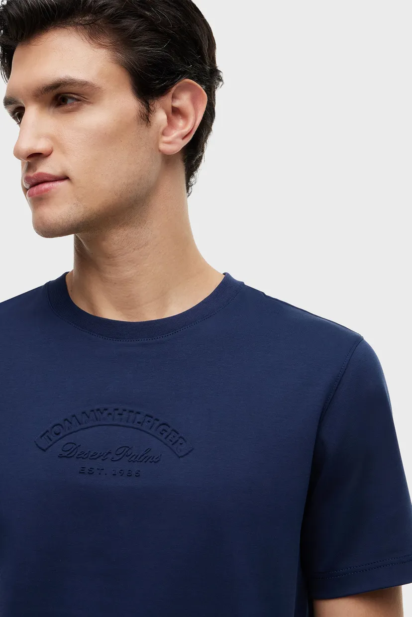 Футболка/INTERLOCK EMBOSSED REGULAR TEE 4