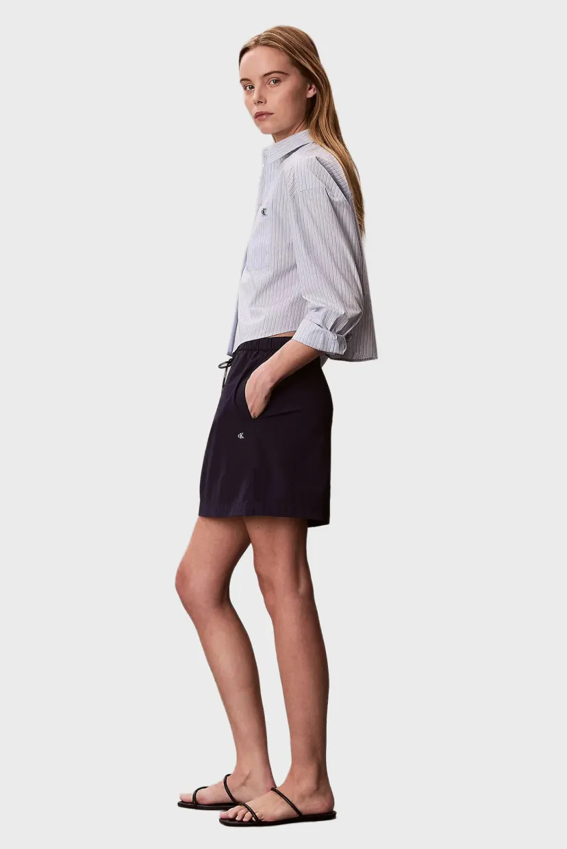 Рубашка/YARNDYE COTTON POPLIN CROPPED SH 6