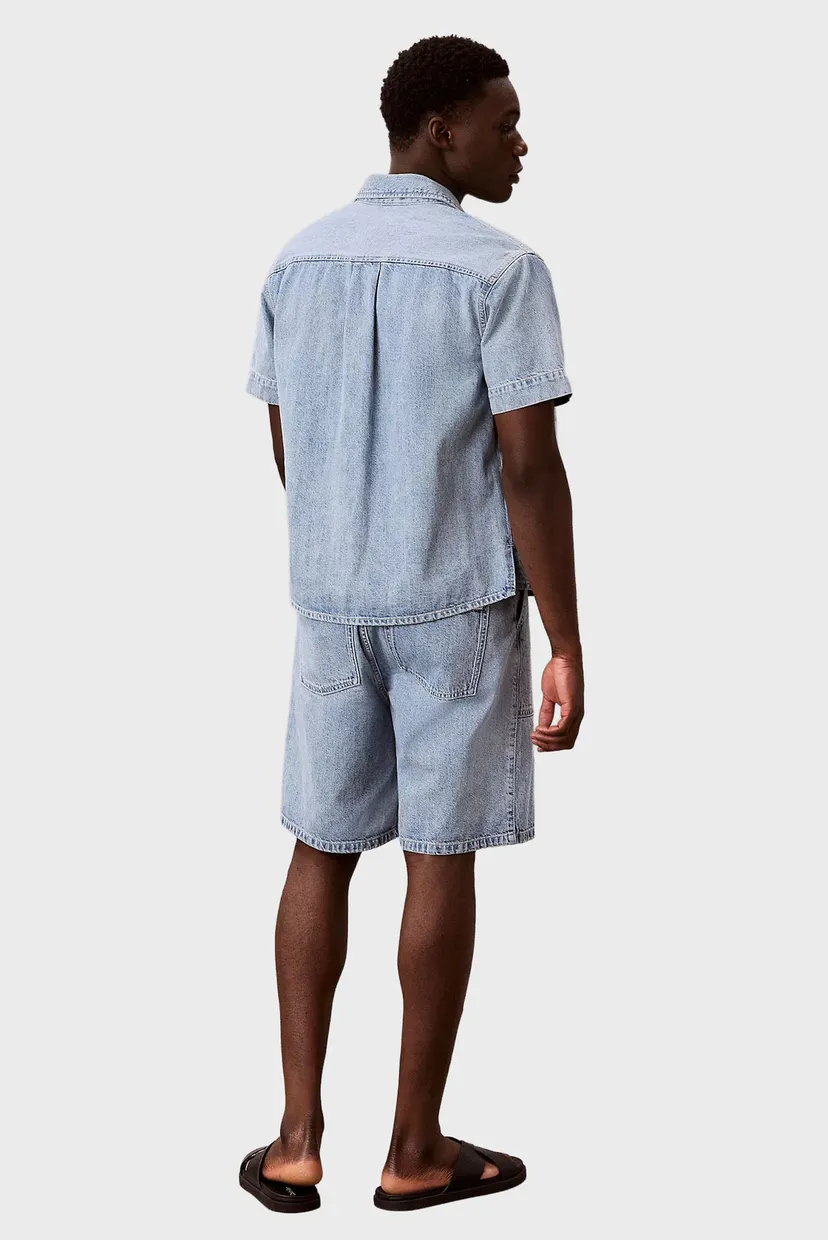 Шорты/LINEN DENIM UTLITY SHORT SHALLOW 4