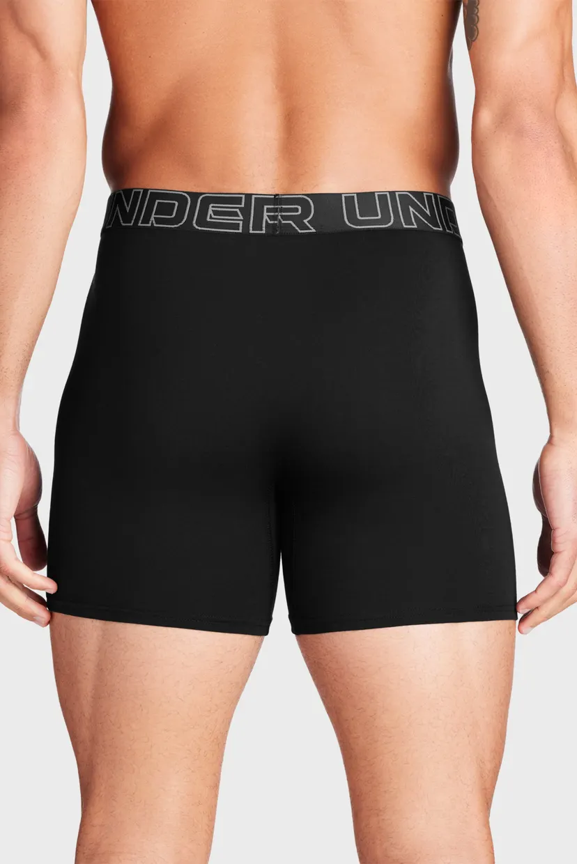 Trusik Underwear Boxers UA PERFORMANCE COTTON - SOLID 6 3PK 3