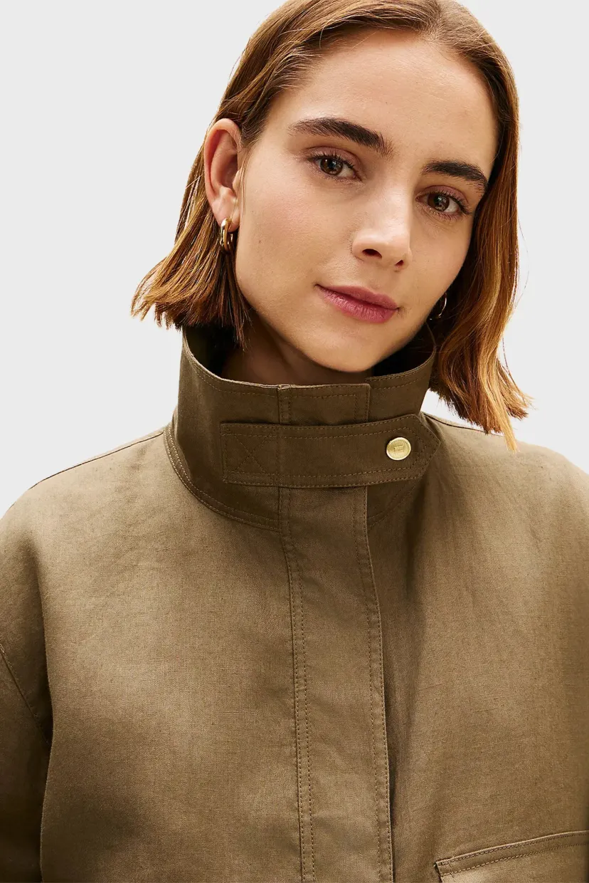 Pidjak/LINEN UTILITY JACKET 4