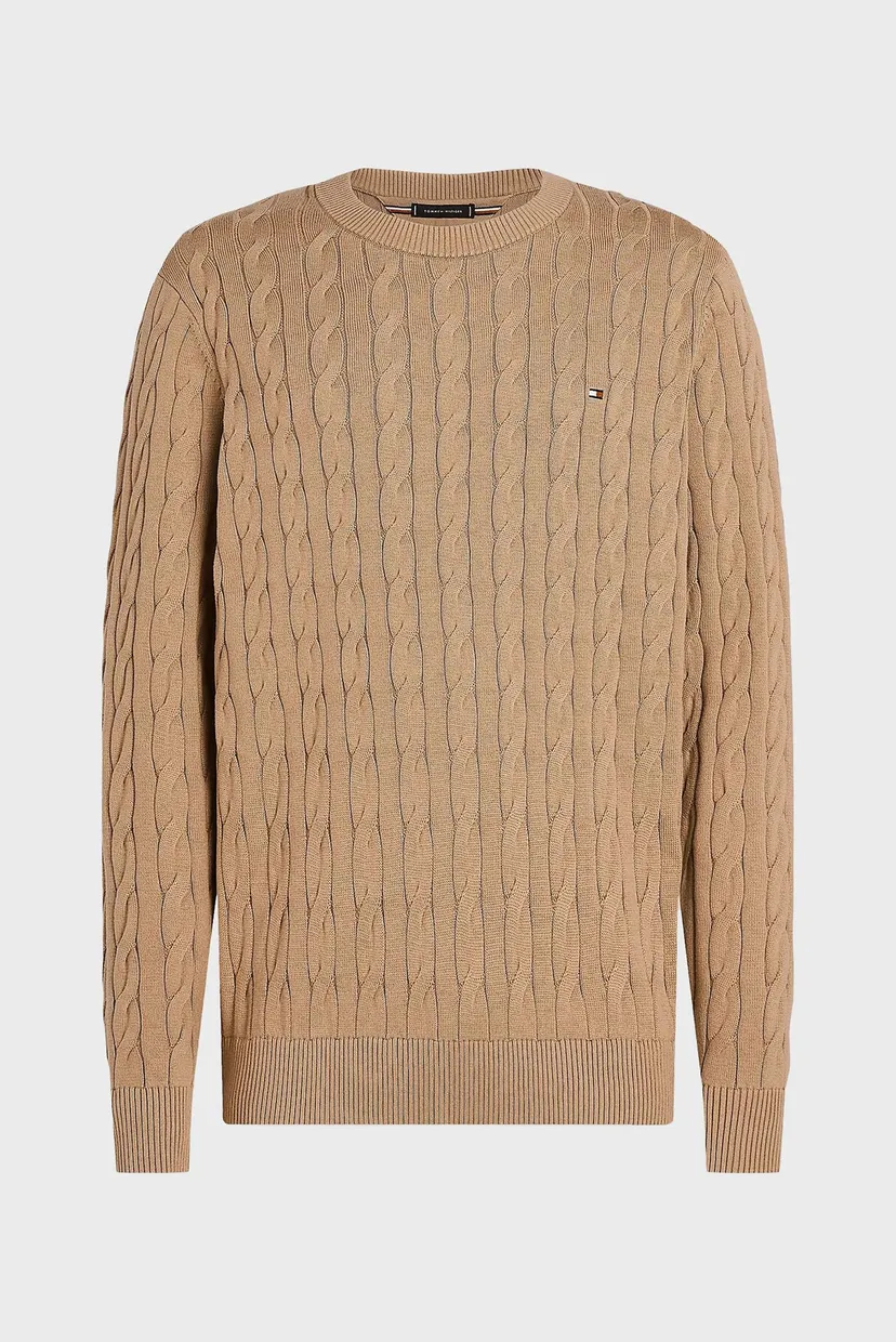 Sviter/CLASSIC COTTON CABLE CREW NECK 5