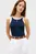 Mayka/CONTRAST BIND RIB TANK