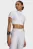 Top/HeatGear Crop Mock SS-WHT