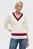 Sviter/VARSITY CABLE RLX LS V-NK SWT Tommy Hilfiger